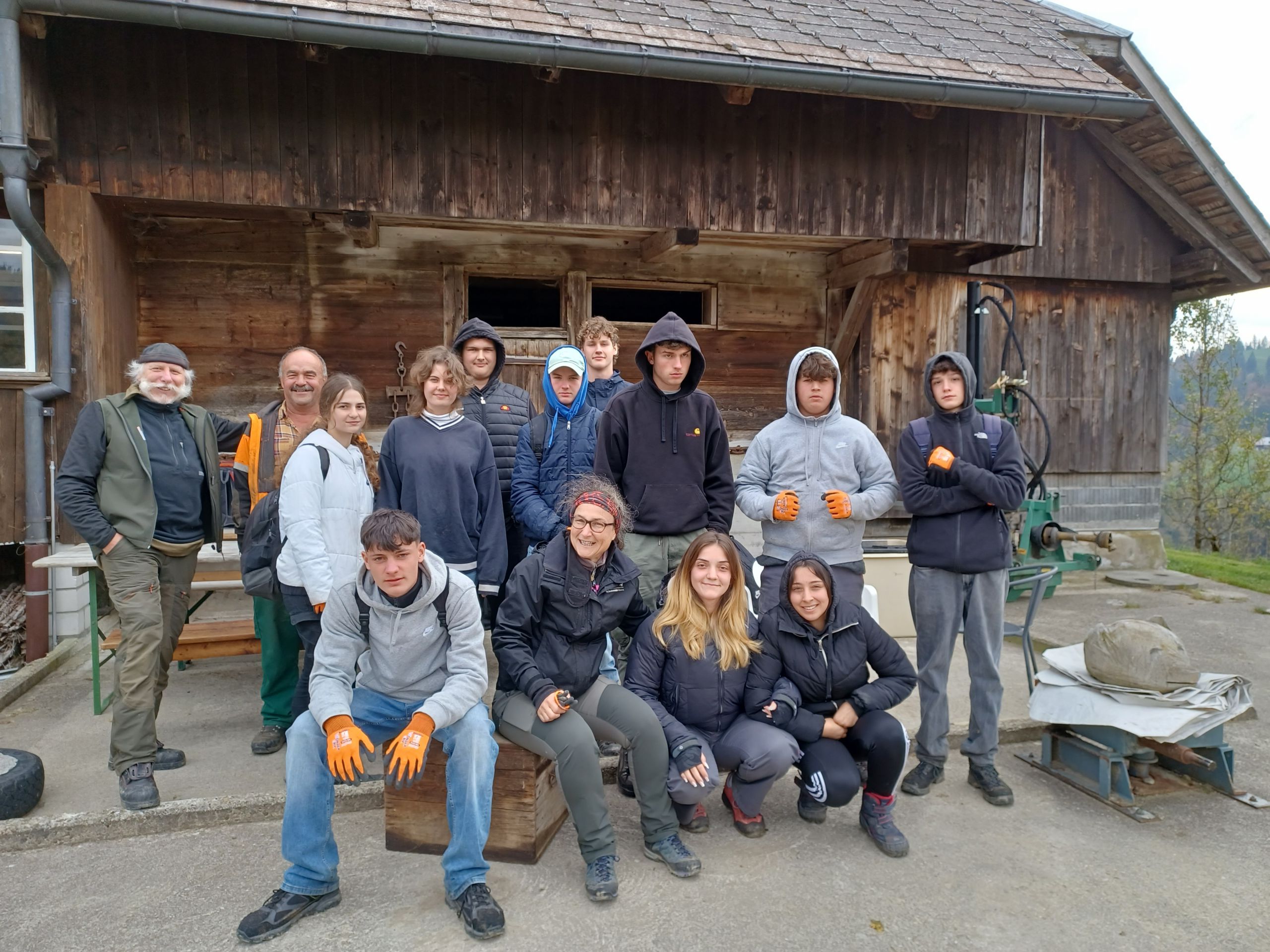 Lehrlingslager der Feller AG auf Bramboden LU