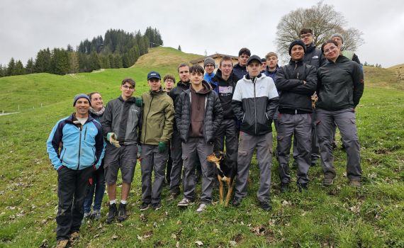 Einsatz der Reishauer AG auf einem Alpbetrieb im Eriztal