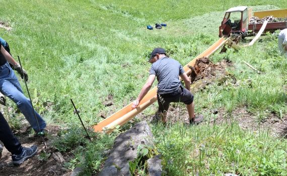 Schulheim Hochsteig im Einsatz in Braunwald