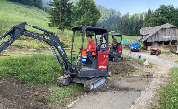 Lernendeneinsatz der SPAG in Heiligkreuz