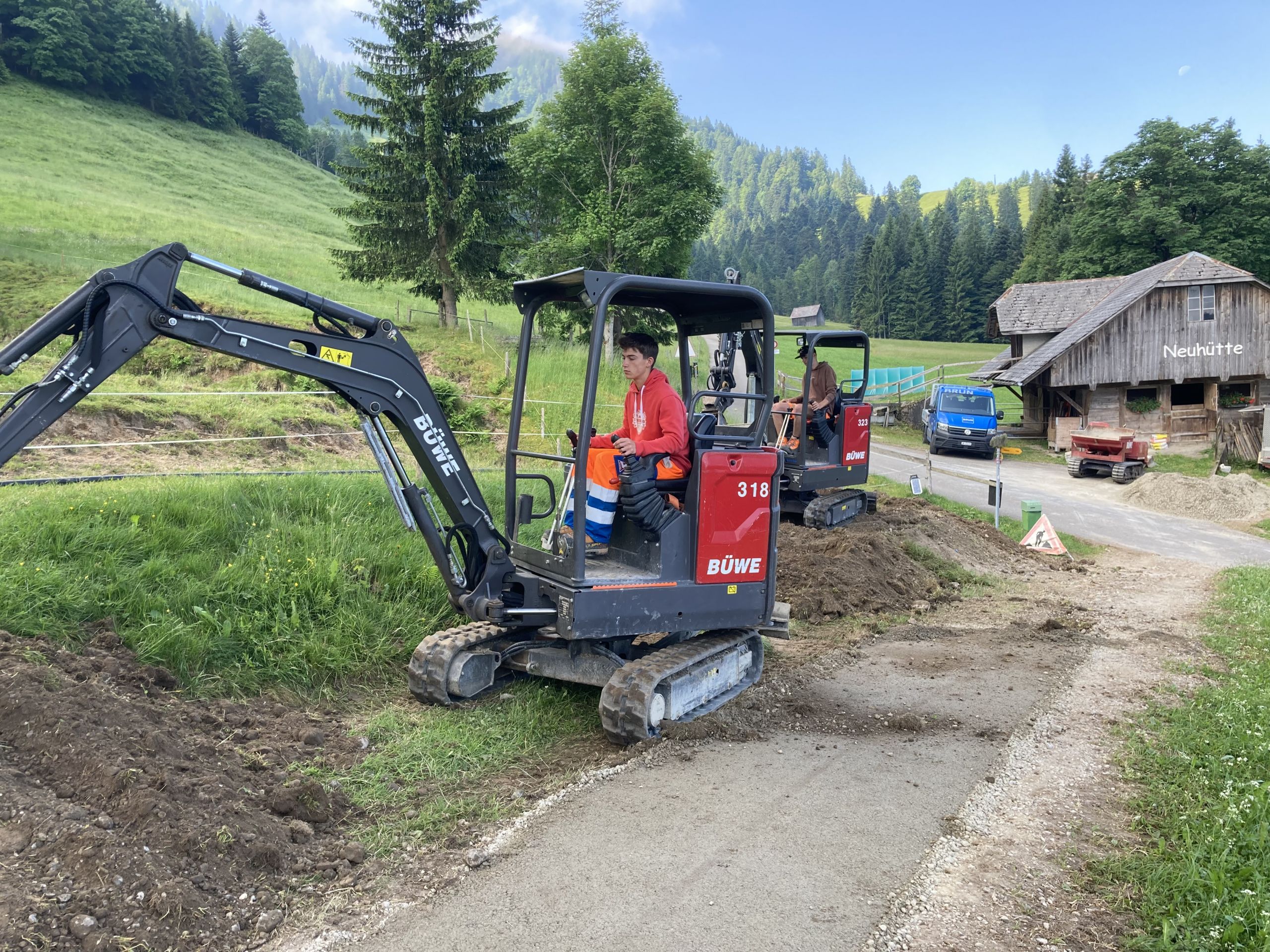 Lernendeneinsatz der SPAG in Heiligkreuz