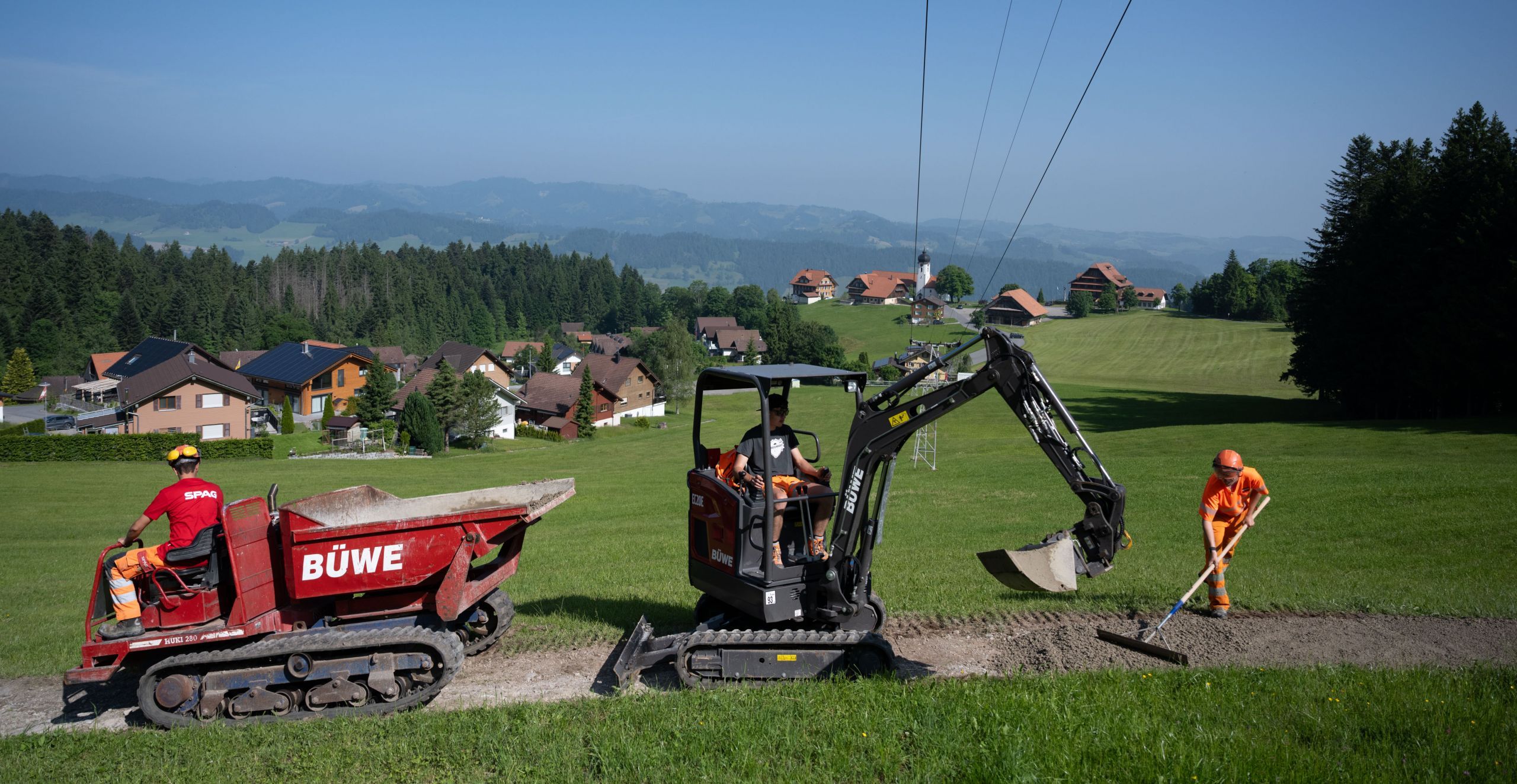 Lernendeneinsatz der Daedalus Holding AG in Heiligkreuz