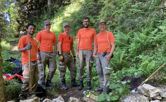 ZSO Winterthur im Einsatz in Habkern
