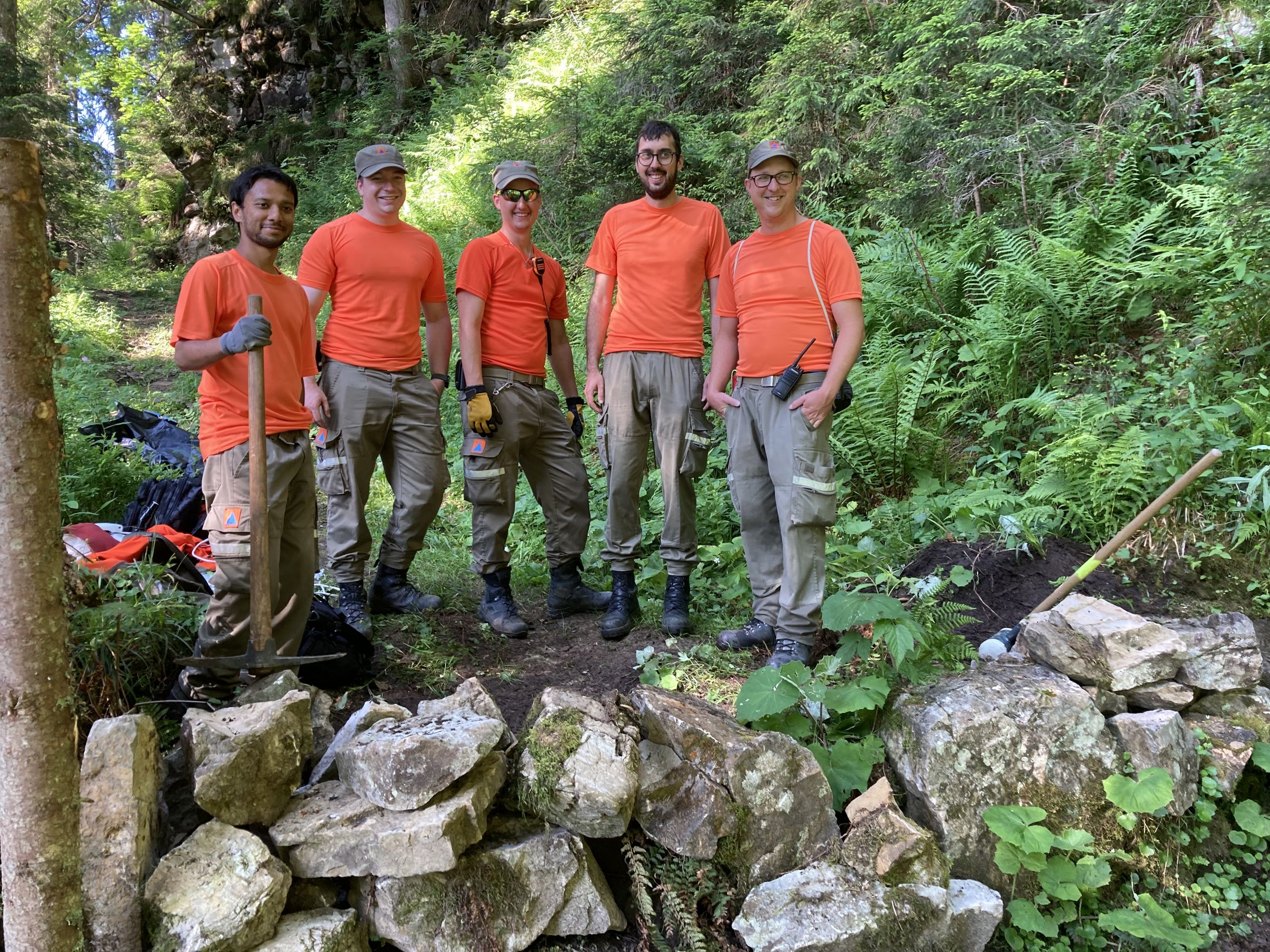 ZSO Winterthur im Einsatz in Habkern