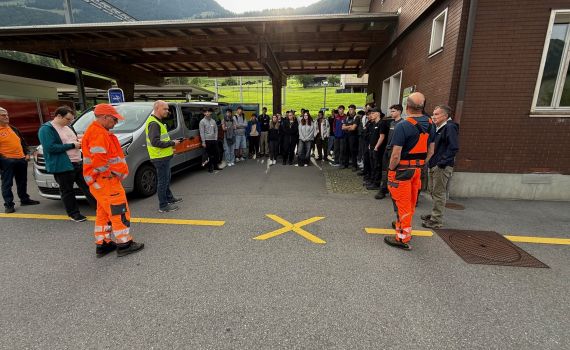 Die Nussbaum AG im Einsatz in Lungern (OW)