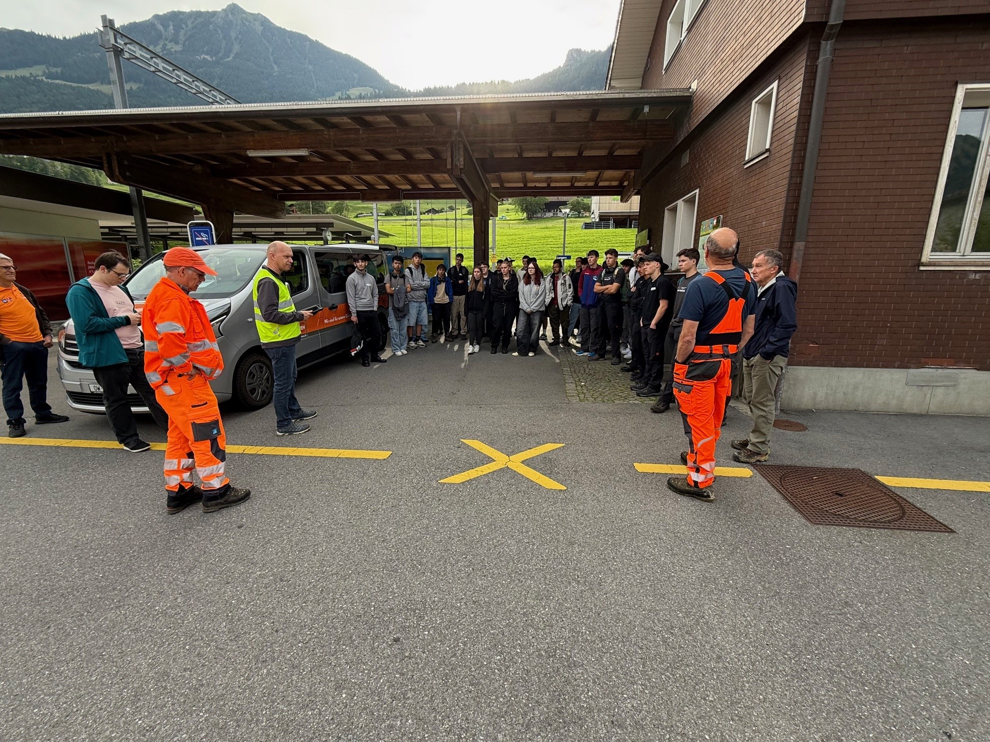 Die Nussbaum AG im Einsatz in Lungern (OW)