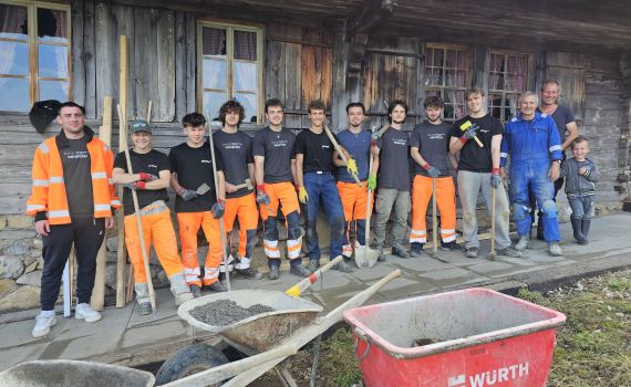 Einsatz der Gruner AG auf Alp Gemeinenwängen im Schangnau