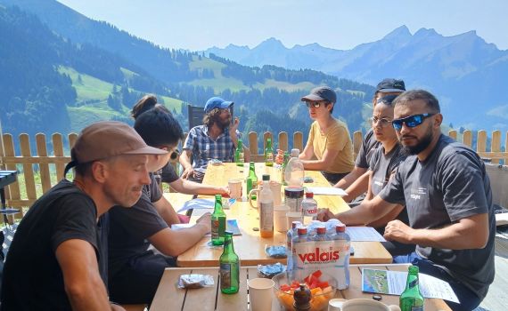 Bcomp ltd sur un alpage de Grandvillard (FR)