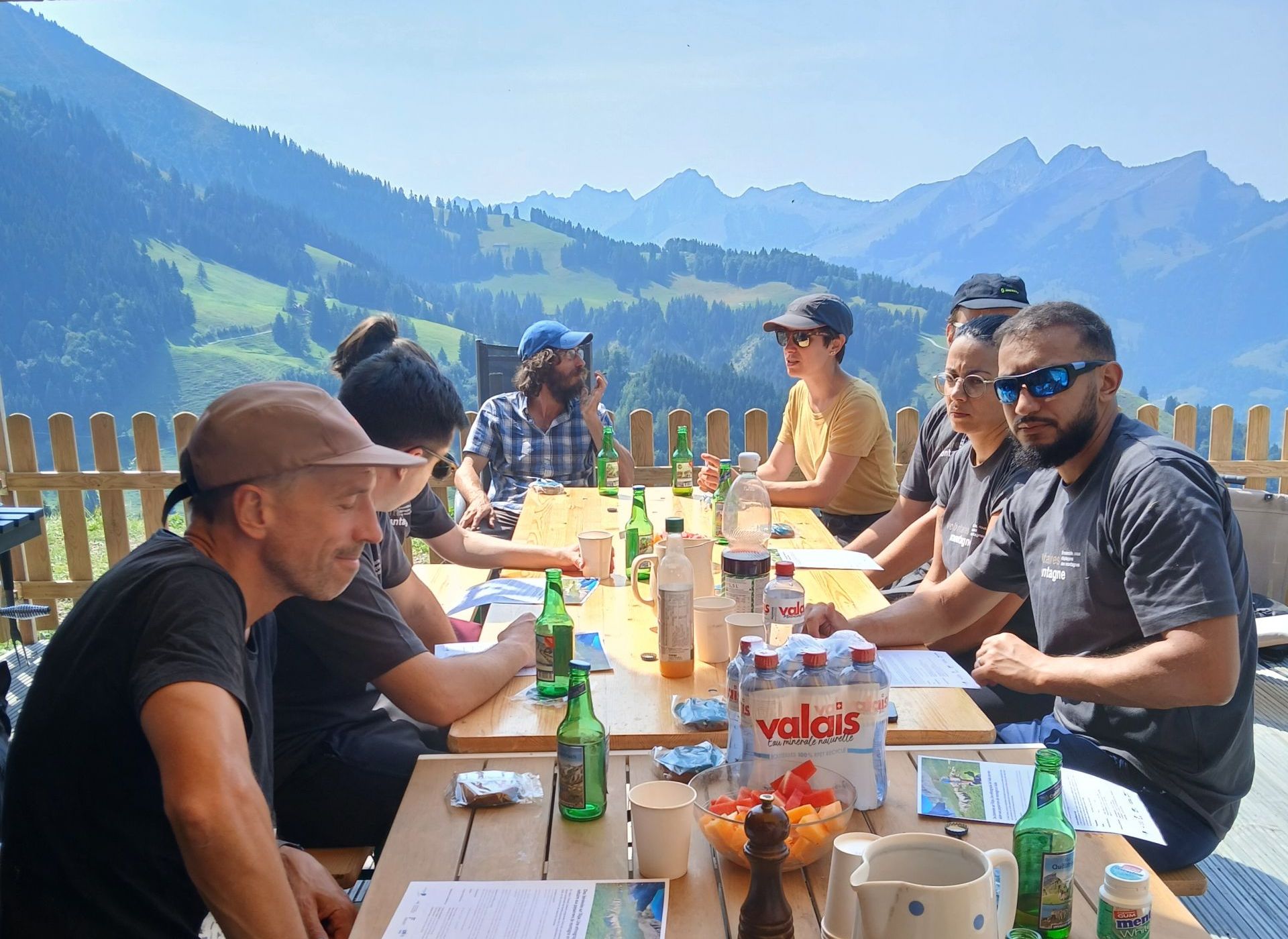 Bcomp ltd sur un alpage de Grandvillard (FR)