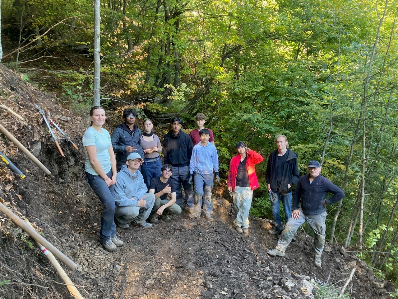Einsatz von Lernenden der Feller AG in Isenthal/UR
